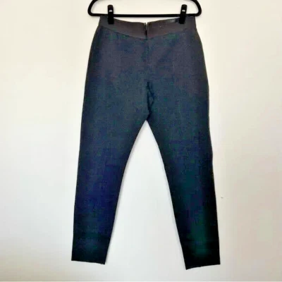 J Crew Pants Size L Pixie Mid Rise Ponte Knit Skinny Leggings Charcoal - Image 1 of 4