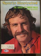 John Newcombe Signed Sports Illustrated 8/26/1974 Autographed Tennis Beckett