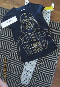 NWT GAP KIDS BOYS GIRLS PAJAMAS 12 SLEEPWEAR STAR WARS DARTH VADER - Picture 1 of 4