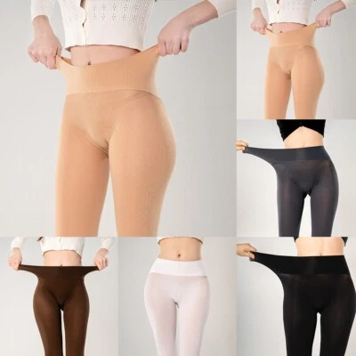 Seamless Plus Samtstrümpfe für Damen tiefer Schritt hoher Stretch Strumpfhose - Bild 1 von 4