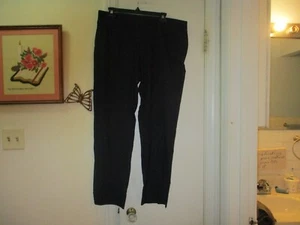 Charter Club Pant Shop -Black Stretchy Knit Pull-on Pants - Size 16 Classic Fit - Picture 1 of 6