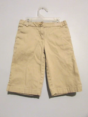 Pantalones Cortos Escolares Izod Niñas Beige Talla 6 Usados en Excelente Condición!!! Foto 1 de 2