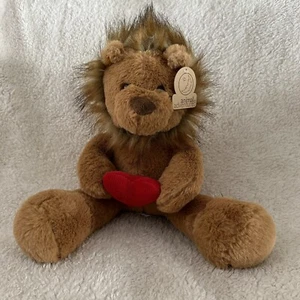 Peluche de 16” Animal Adventure León Holding Heart 16” nuevo con etiquetas - Imagen 1 de 9