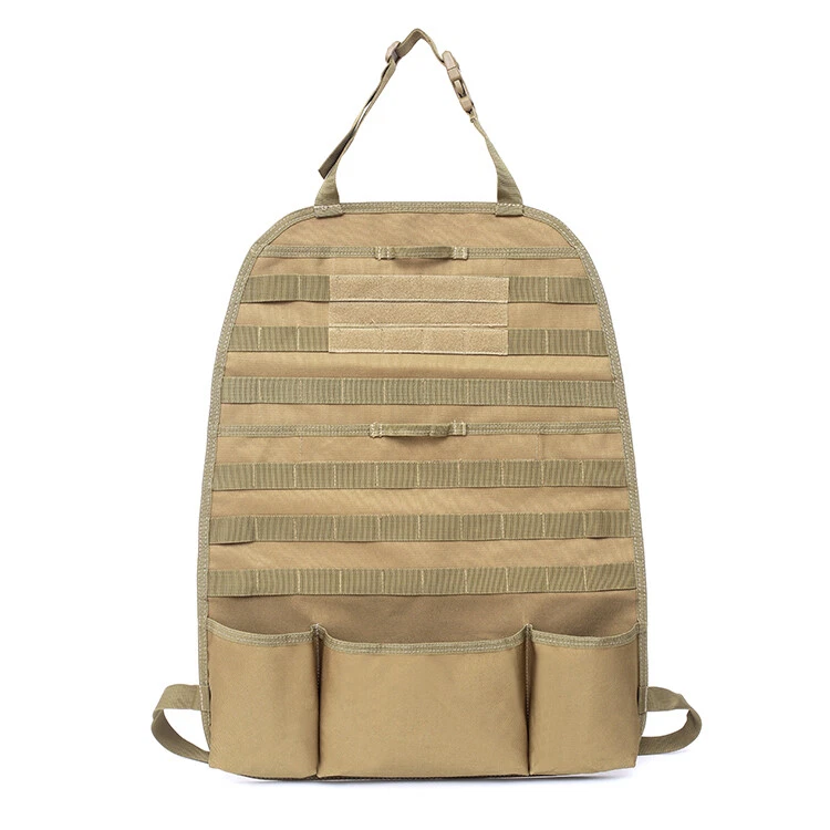 XUKEY MOLLE Tactical Vehicle Panel Seat Back Cover Protector Car Storage Organizer Bag