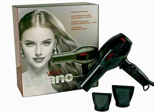 SOLANO VERO BLACK INFRARED HEAT CERAMIC IONIC TECHNOLOGY SMOOTH SHINNY HAIR - Picture 1 of 3