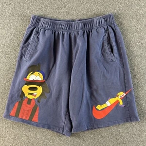 Nike Goof Troop Sweat Shorts Boys 2XL XXL Blue Youth Elastic Waist Pockets #4378 - Picture 1 of 10