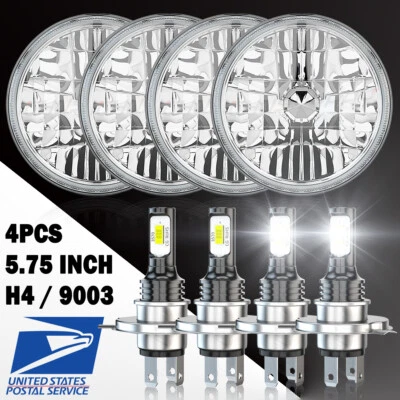 Faros LED de haz alto/bajo de 5,75" 5-3/4" para Toyota Celica 1972-1979 Corona 4 un. Foto 1 de 4