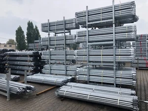 Gerüst neu kaufen 6x8m Baugerüst Fassadengerüst Stahlgerüst 51m² - Bild 1 von 7