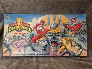 Vintage Mighty Morphin Power Rangers Brettspiel 100 % vollständig 1993 Milton Bradley - Bild 1 von 2