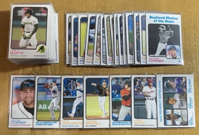 2022 Topps Heritage Minor Leagues Complete Your Set #1-200 Pick'em YOU PICK RCs - Image 1 of 2