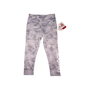 Reebok Youth Fitted Stretch Legging Moisture Control Camo Girls Size 7/8 M/M/M - Picture 1 of 5