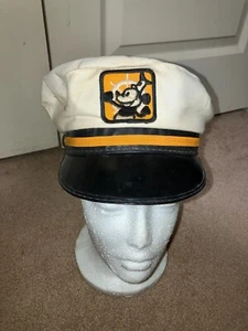 Vtg 1960, 70 Disney Captains Hat Steamboat Willie Mickey Mouse Walt Disney Prod. - Foto 1 di 6