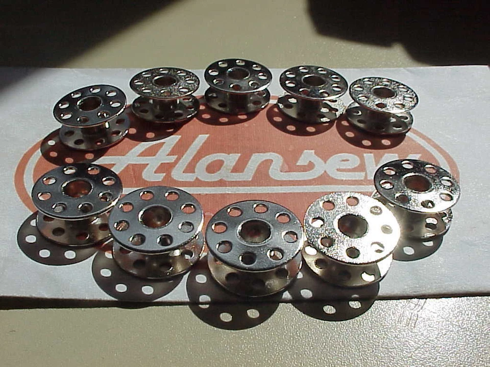 10 industrial bobbins for the Brother B755, Exedra, Singer, Juki, Wimsew, Toyota - Image 1 of 1