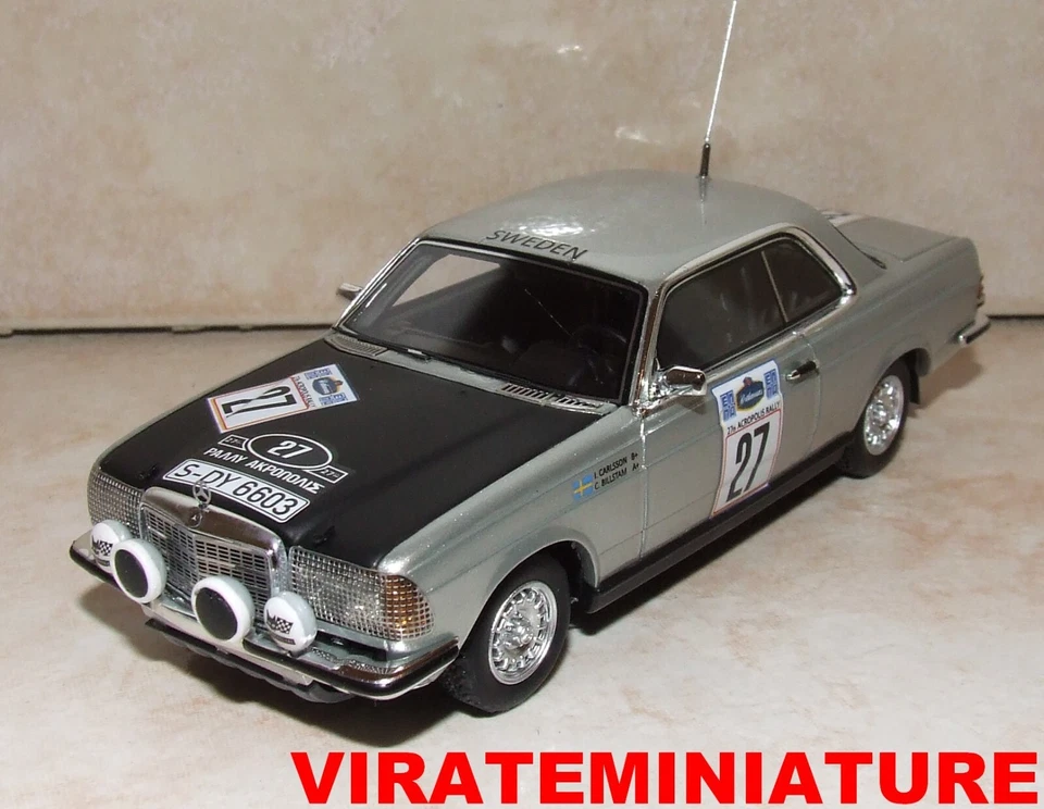 MERCEDES 280 CE RALLYE ACROPOLE 1980 INGVAR CARLSSON MARQUE NEO 46672 AU 1/43 - Photo 1/1