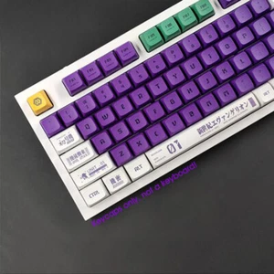 NEON GENESIS EVANGELION EVA01 Keycaps Mecha-01 PBT for MX Mechanical Keyboards - Picture 1 of 11