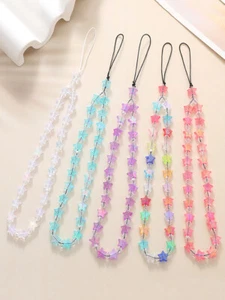 Beaded Anti Lost Phone Strap Wrist Lanyard Phone Chain Jewelry Men Women Gift - Zdjęcie 1 z 28