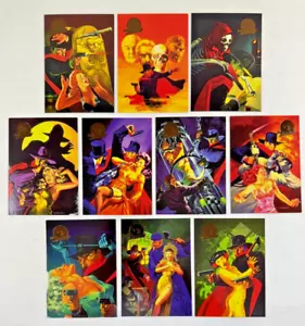 THE SHADOW MOVIE Topps 1994 Complete LEGEND ILLUSTRATED STERANKO Chase Card Set - Picture 1 of 4