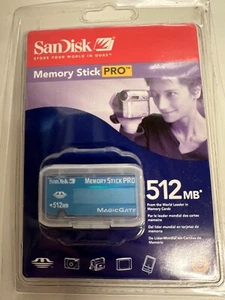 SANDISK MEMORY STICK PRO MAGICGATE PHONE CAMERA HIGH SPEED 512MB - Picture 1 of 3