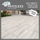 Wood Effect Porcelain Paving 1200x300x20mm Silver Gdansk Full Bodied 1m2