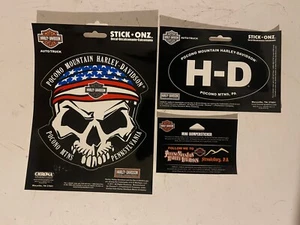 Lot Of 3 New Harley Davidson Sticker Decals - Picture 1 of 4