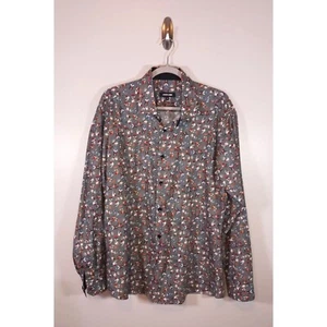 Jared Lang Skull Day of the Dead Button Up Men's Shirt Size XL - Picture 1 of 4