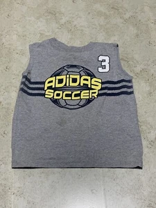 Vintage Adidas Jugend Jungen Größe 3T Tank Top Shirt - Bild 1 von 10