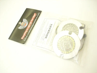 Harley Davidson 定制 DYNAMICS 3 英寸平底 GEN-200-AW-1157-T 转向信号 LED 全新 S — 第 1/4 张图片