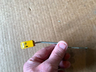 VW Volkswagen Beetle Temperature Control Lever 1973 1974 1975 1976 1977 1978 -79 - Image 1 of 2