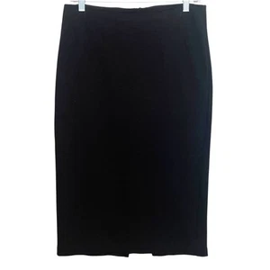 Michael Stars Midi Pencil Skirt Womens Medium Black Career Office Workwear  - Picture 1 of 7