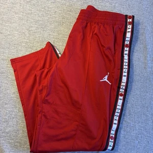 Air Jordan Herren 3xl Dri-Fit Full Side Snap (Break-away) Trainingshose rot Taschen - Bild 1 von 11