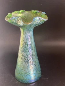 Loetz Art Nouveau glass vase Candia Papillon - Picture 1 of 16