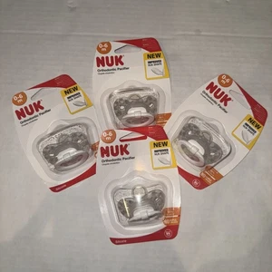Nuk Kieferorthopädischer Schnuller 0-6 Monate Neu Originalverpackt Alle 4 - Bild 1 von 3