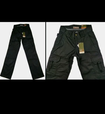 Pantalones para mujer 5.11 Taclite EMS talla 6 LARGOS negros cargo trabajo Foto 1 de 4