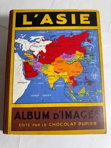 Vintage French Chocolat Pupier Advertising Album! L’Asie Album d’Images! RARE - Bild 1 von 12