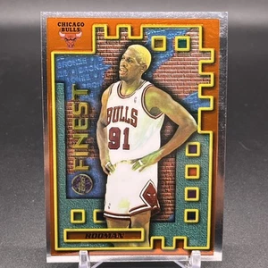 1995-96 Topps Finest - Mystery Finest Dennis Rodman #M 24 Bordered - Picture 1 of 2