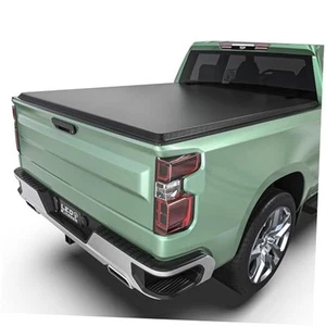 Soft Roll-Up Tonneau Cover Fits for Chevy Silverado/GMC Sierra 1500 New Body - Picture 1 of 7