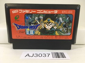 AJ3037 Dragon Quest III 3 Nintendo Famicom NES Japan