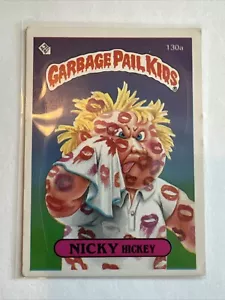 Vintage Garbage Pail Kids Stickers Series 5 Nicky Hickey - Picture 1 of 2