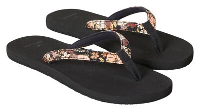 RIP CURL Sandalen Slaps FREEDOM BLOOM OPEN TOE Sandale 2024 black/brown - Bild 1 von 4