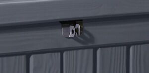 Keter Original Spare Parts Storage Box Deck Box Lid Side Lock Clasp WL1+WL2
