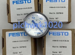 1 PCS NEW IN BOX vacuum meter VAM-40-V1/0-R1/8-EN 537810 #F7 - Bild 1 von 4