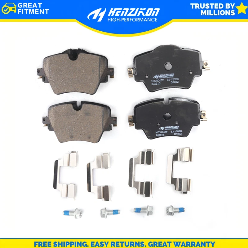 Pastilhas de freio dianteiras de cerâmica com ferragens para 330i 330e 430i xDrive X3 X1 X2 X4 230i - Imagem 1 de 1