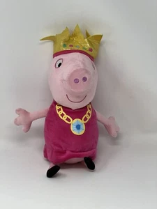 PEPPA PIG Princess N' Oink Talking Plush Stuffed Animal Toy Crown 2003 - Picture 1 of 3