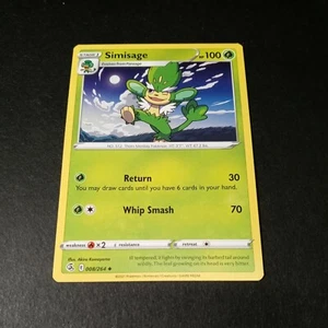 Pokemon Fusion Strike Simisage Uncommon Card 008/264 NM - Picture 1 of 1