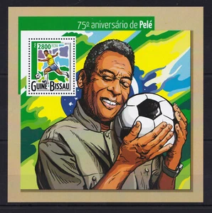 Guinea Bissau - Brazil Football - Pele - Timbres  Briefmarken MNH ** ХХ - Picture 1 of 1