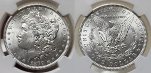 1879 P Morgan Silver Dollar $1 NGC UNC Detail Error? - Picture 1 of 9