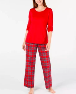 Family Pajamas Matching Women's Mix It Brinkley Plaid Family Pajama Set Size: Sm - Picture 1 of 3
