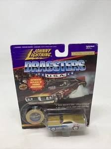 Johnny Lightning Dragsters EE. UU. 1971 Revellution Gold Top 1/64 c3 - Imagen 1 de 8