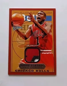 2003-04 03 Fleer Platinum Jamal Crawford Bulls Name Plates Jersey Patch 283/323 - Picture 1 of 2