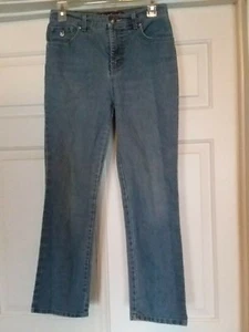 Gloria Vanderbilt Petite Jeans 4 Short Blue Straight Leg - Picture 1 of 5